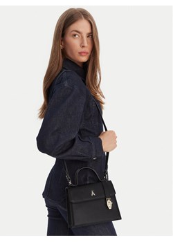 Torebka Patrizia Pepe 8B0326/L061-K103 Czarny ze sklepu eobuwie.pl w kategorii Listonoszki - zdjęcie 188550586