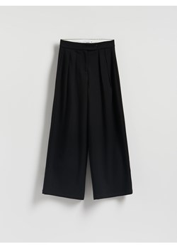 Reserved - Spodnie z szeroką nogawką - czarny ze sklepu Reserved w kategorii Spodnie damskie - zdjęcie 188566607