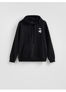 Reserved - Bluza z nadrukiem na plecach - czarny ze sklepu Reserved w kategorii Bluzy męskie - zdjęcie 188566675
