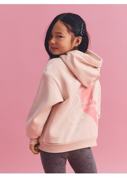 Reserved - Bluza z nadrukiem na plecach - kremowy ze sklepu Reserved w kategorii Bluzy dziewczęce - zdjęcie 188566985