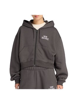 Bluza damska New Balance WJ61W2EEABR - szara ze sklepu streetstyle24.pl w kategorii Bluzy damskie - zdjęcie 188567149