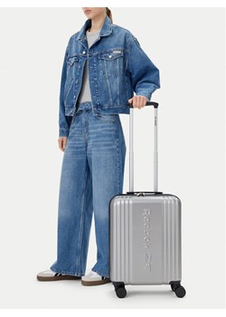 Walizka kabinowa Reebok CEOWB-RBK-WAL-003-07-CCC-S Srebrny ze sklepu eobuwie.pl w kategorii Walizki - zdjęcie 188567208