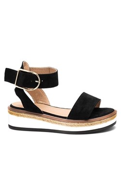 Sandały DeeZee WS091-01 Czarny ze sklepu eobuwie.pl w kategorii Sandały damskie - zdjęcie 188567225