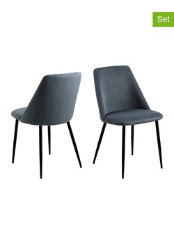 AC Design Krzesła (4 szt.) "Ines" w kolorze szarym - 49,2 x 84 x 57,5 cm ze sklepu Limango Polska w kategorii Meble - zdjęcie 188568319