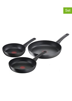 Tefal Patelnie (3 szt.) "Ultimate on" w kolorze czarnym ze sklepu Limango Polska w kategorii Garnki - zdjęcie 188568489