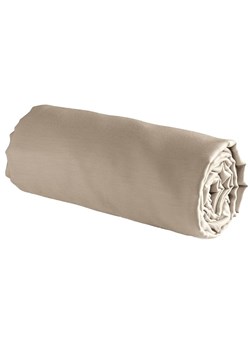 maison héritage PARIS Satynowe prześcieradło w kolorze szarobrązowym na gumce ze sklepu Limango Polska w kategorii Prześcieradła - zdjęcie 188568528