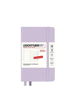 LEUCHTTURM1917 Kalendarz tygodniowy w kolorze lawendowym - 9 x 15 cm ze sklepu Limango Polska w kategorii Akcesoria biurowe - zdjęcie 188568779