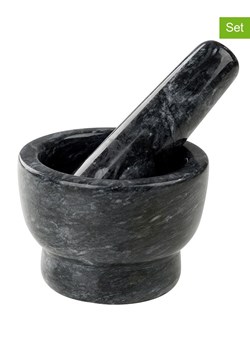 Fackelmann 2-częściowy zestaw "Various" w kolorze antracytowym - wys. 7 x Ø 9,5 cm ze sklepu Limango Polska w kategorii Akcesoria kuchenne - zdjęcie 188568829