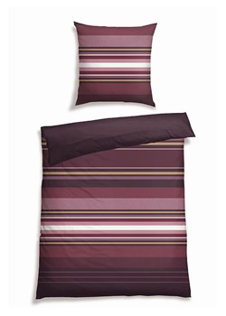 Schiesser Komplet pościeli flanelowej "Yomano" w kolorze fioletowym ze sklepu Limango Polska w kategorii Pościele - zdjęcie 188568955