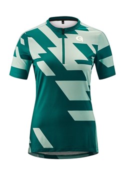 Gonso Koszulka kolarska "Basagno" w kolorze zielonym ze sklepu Limango Polska w kategorii Bluzki damskie - zdjęcie 188568989