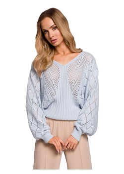 made of emotion Sweter w kolorze błękitnym ze sklepu Limango Polska w kategorii Swetry damskie - zdjęcie 188569155