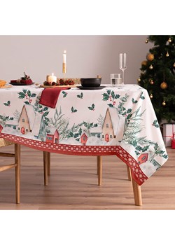 Mint Rugs Obrus "Christmas Yule" w kolorze biało-zielono-czerwonym ze sklepu Limango Polska w kategorii Obrusy i bieżniki - zdjęcie 188569385