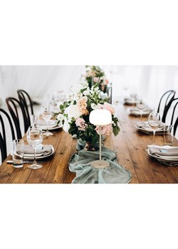 näve Lampa stołowa LED "Pina" w kolorze beżowym - KEE G (A do G) ze sklepu Limango Polska w kategorii Oświetlenie - zdjęcie 188569399