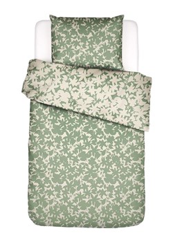 Essenza Komplet pościeli satynowej "Sora" w kolorze kremowo-zielonym ze sklepu Limango Polska w kategorii Pościele - zdjęcie 188569605