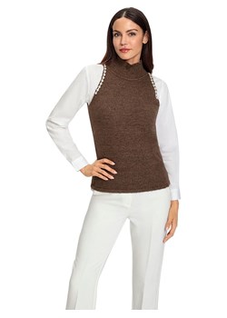 Heine Bezrękawnik w kolorze brązowym ze sklepu Limango Polska w kategorii Swetry damskie - zdjęcie 188569618