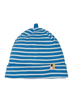loud + proud Czapka beanie w kolorze niebiesko-białym ze sklepu Limango Polska w kategorii Czapki dziecięce - zdjęcie 188569628