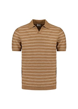 No Excess Koszulka polo w kolorze jasnobrązowym ze sklepu Limango Polska w kategorii T-shirty męskie - zdjęcie 188570689