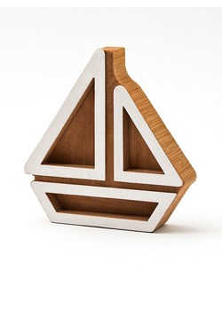 Samimi Stempel "Ship" w kolorze jasnobrązowo-białym - 7 x 6,5 cm ze sklepu Limango Polska w kategorii Zabawki - zdjęcie 188571066