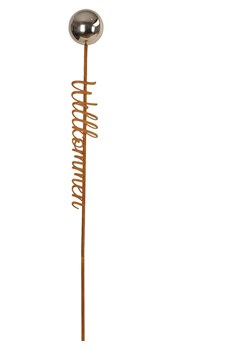 POSIWIO Palik ogrodowy w kolorze rdzawym -  106 x  Ø 8 cm ze sklepu Limango Polska w kategorii Dekoracje i akcesoria ogrodowe - zdjęcie 188571176