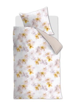 Beddinghouse Komplet pościeli satynowej "Estelle" w kolorze biało-żółtym ze sklepu Limango Polska w kategorii Pościele - zdjęcie 188571305