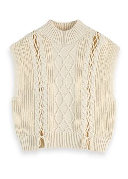 Scotch &amp; Soda Bezrękawnik w kolorze kremowym ze sklepu Limango Polska w kategorii Swetry damskie - zdjęcie 188571469
