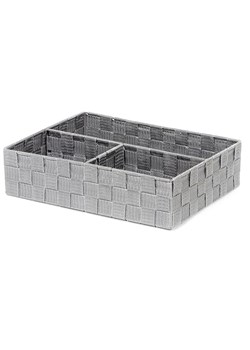 Compactor Koszyk "Stan" w kolorze szarym - 32 x 25 x 8 cm ze sklepu Limango Polska w kategorii Pojemniki kuchenne - zdjęcie 188571525