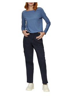 s.Oliver Bojówki - Regular fit - w kolorze granatowym ze sklepu Limango Polska w kategorii Spodnie damskie - zdjęcie 188571708