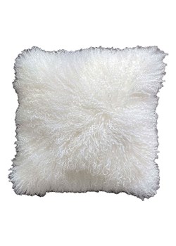 Kaiser Naturfellprodukte Wełniana poduszka "Tibet" w kolorze kremowym - 45 x 45 cm ze sklepu Limango Polska w kategorii Poduszki dekoracyjne - zdjęcie 188571795