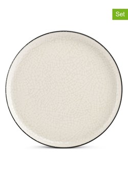 Salt and Pepper Talerze obiadowe (2 szt.) "Gravel" w kolorze białym - Ø 27 cm ze sklepu Limango Polska w kategorii Naczynia - zdjęcie 188572245