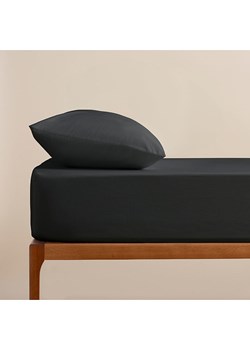 Pierre Cardin Perkalowe prześcieradło w kolorze antracytowym na gumce ze sklepu Limango Polska w kategorii Prześcieradła - zdjęcie 188572427