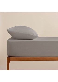 Pierre Cardin Perkalowe prześcieradło w kolorze szarobrązowym na gumce ze sklepu Limango Polska w kategorii Prześcieradła - zdjęcie 188572436