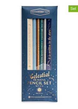 DESIGNWORKS INK ® Ołówki (6 szt.) "Celestial Heavens" w różnych kolorach ze sklepu Limango Polska w kategorii Akcesoria biurowe - zdjęcie 188572716