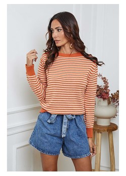 So Cachemire Sweter "Dweg" w kolorze beżowo-pomarańczowym ze sklepu Limango Polska w kategorii Swetry damskie - zdjęcie 188572769