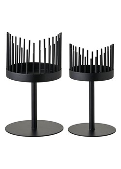 House Nordic Świeczniki (2 szt.) w kolorze czarnym ze sklepu Limango Polska w kategorii Świeczniki - zdjęcie 188572785