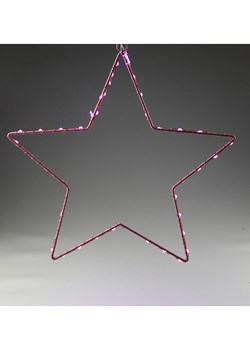 AM Design Dekoracyjna lampa LED "Gwiazda" w kolorze różowym - 58 x 58 cm ze sklepu Limango Polska w kategorii Oświetlenie - zdjęcie 188572837