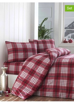 Colourful Cotton 3-częściowy zestaw w kolorze czerwonym ze sklepu Limango Polska w kategorii Tekstylia - zdjęcie 188573206