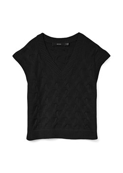 Vero Moda Bezrękawnik w kolorze czarnym ze sklepu Limango Polska w kategorii Swetry damskie - zdjęcie 188573328