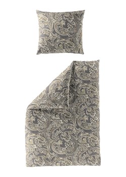 Bierbaum Komplet pościeli satynowej w kolorze szaro-beżowym ze sklepu Limango Polska w kategorii Pościele - zdjęcie 188573565