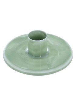 Overbeck and Friends Świecznik "Linea" w kolorze zielonym - 3 x Ø 8,2 cm ze sklepu Limango Polska w kategorii Świeczniki - zdjęcie 188573905
