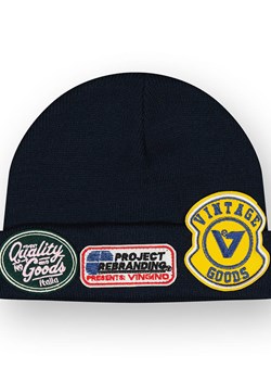 Vingino Czapka "Vad" w kolorze granatowym ze sklepu Limango Polska w kategorii Czapki dziecięce - zdjęcie 188574095