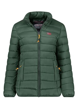 Geographical Norway Kurtka pikowana "Atikolor" w kolorze ciemnozielonym ze sklepu Limango Polska w kategorii Kurtki damskie - zdjęcie 188575198