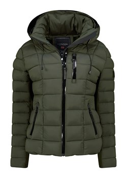 Geographical Norway Kurtka pikowana "Bastia" w kolorze khaki ze sklepu Limango Polska w kategorii Kurtki damskie - zdjęcie 188575278