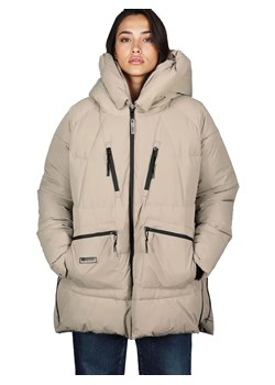 Geographical Norway Płaszcz pikowany "Badaboum" w kolorze beżowym ze sklepu Limango Polska w kategorii Kurtki damskie - zdjęcie 188575348