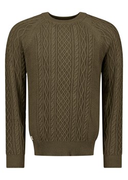 Geographical Norway Sweter "Fresh" w kolorze khaki ze sklepu Limango Polska w kategorii Swetry męskie - zdjęcie 188575455