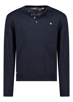 Geographical Norway Sweter "Fraser" w kolorze granatowym ze sklepu Limango Polska w kategorii Swetry męskie - zdjęcie 188575529