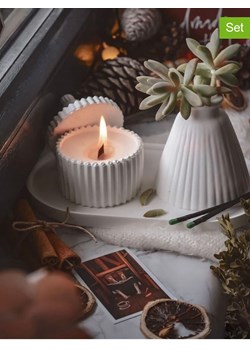 Lucky Bees 3-częściowy zestaw w kolorze białym ze sklepu Limango Polska w kategorii Świece i dyfuzory - zdjęcie 188575749
