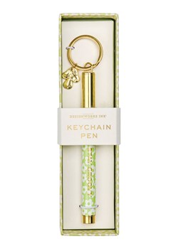DESIGNWORKS INK ® Długopis "Stay Groovy" w kolorze złoto-zielonym - dł. 13,5 cm ze sklepu Limango Polska w kategorii Akcesoria biurowe - zdjęcie 188576095