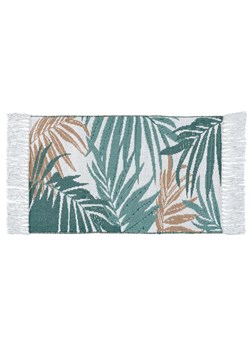 Wenko Dywanik łazienkowy w kolorze turkusowo-biało-jasnobrązowym - 80 x 50 cm ze sklepu Limango Polska w kategorii Akcesoria łazienkowe - zdjęcie 188576215