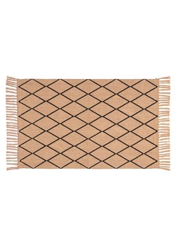 Wenko Dywanik łazienkowy "Calama" w kolorze beżowo-czarnym - 80 x 50 cm ze sklepu Limango Polska w kategorii Akcesoria łazienkowe - zdjęcie 188576225