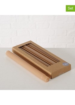 Boltze Świece (4 szt.) "Classic" w kolorze jasnobrązowym - wys. 26 cm ze sklepu Limango Polska w kategorii Świece i dyfuzory - zdjęcie 188576276